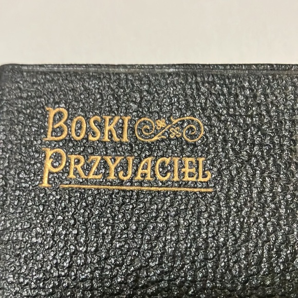 Boski Przyjaciel Vintage Polish Catholic Prayer Book Genuine Leather - Picture 9 of 16